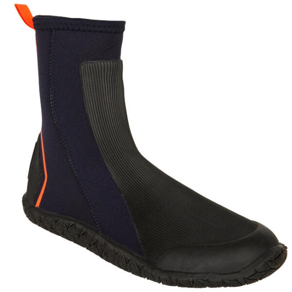 Adult 4 mm Neoprene Boots Sailing - Black