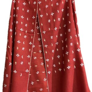 Pashmina Hand Embroidery Shawls  red premium